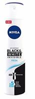 DEODORANTE SPRAY NIVEA BLACK&WHITE INVISIBLE FRESH 150ML